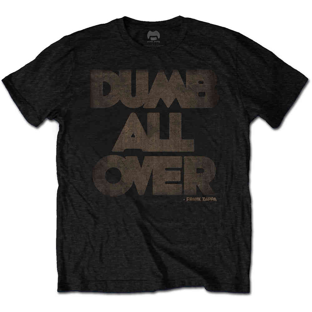 Frank Zappa - Dumb All Over Heren Tshirt - Zwart
